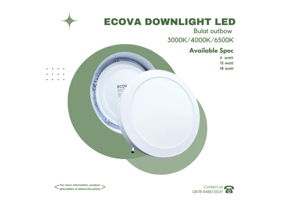 Panel Led ECOVA - DOWNLIGHT LED OUTBOW BULAT ‎ ‎ ‎ ‎  ‎ ‎ ‎  1 ~blog/2023/9/28/10