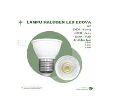 ECOVA  LAMPU HALOGEN LED                                  