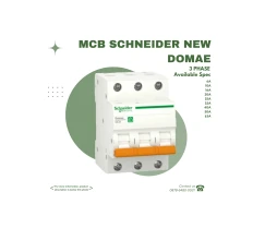 SCHNEIDER  MCB NEW DOMAE 3 PHASE