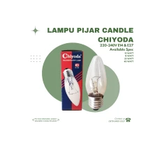 CHIYODA  LAMPU PIJAR CANDLE                                                        