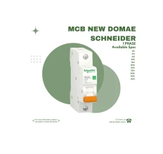 SCHNEIDER  MCB NEW DOMAE 1 PHASE                                  